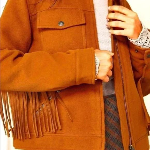 Free People “We the Free” Fringe Jacket - Picture 2 of 13